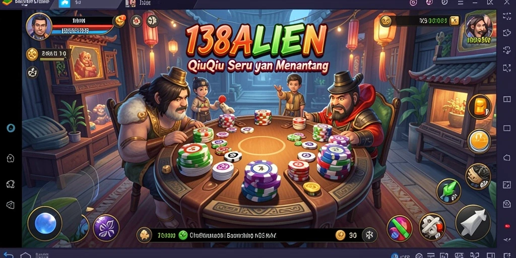 Gameplay QiuQiu yang seru dan penuh tantangan di 138ALIEN.