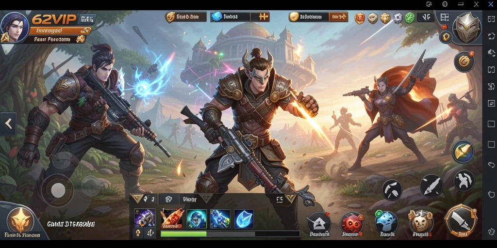 Tampilan Gameplay Menarik dari 62VIP yang Menantang.