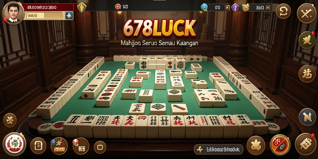 Tampilan permainan Mahjong yang menarik di 678LUCK.