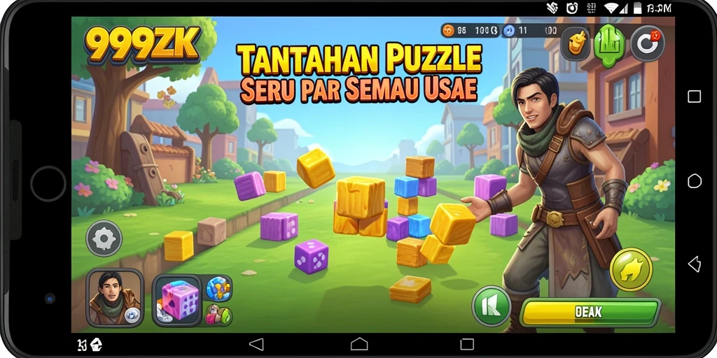 Tampilan gameplay seru dari 999ZK yang memikat.