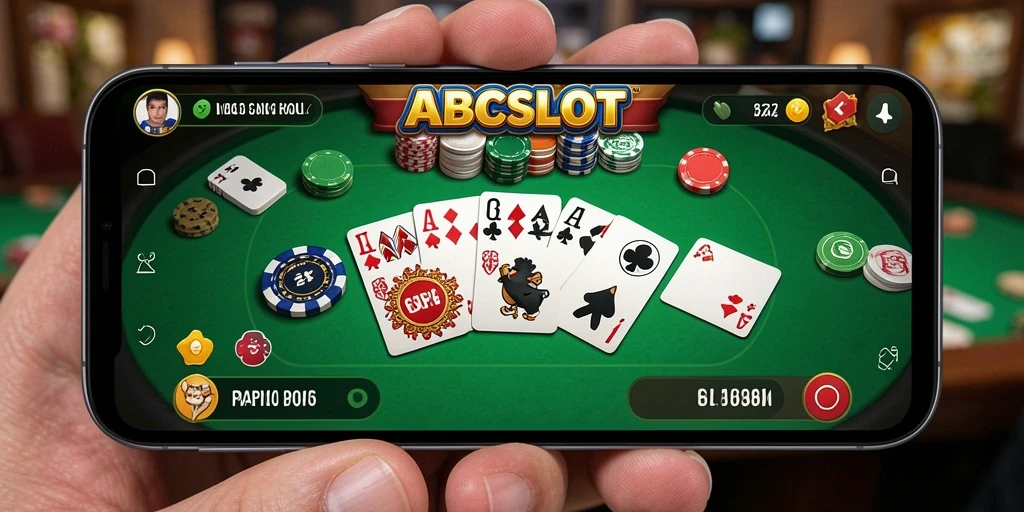 Tampilan gameplay seru dari ABCSLOT saat bermain Gaple.