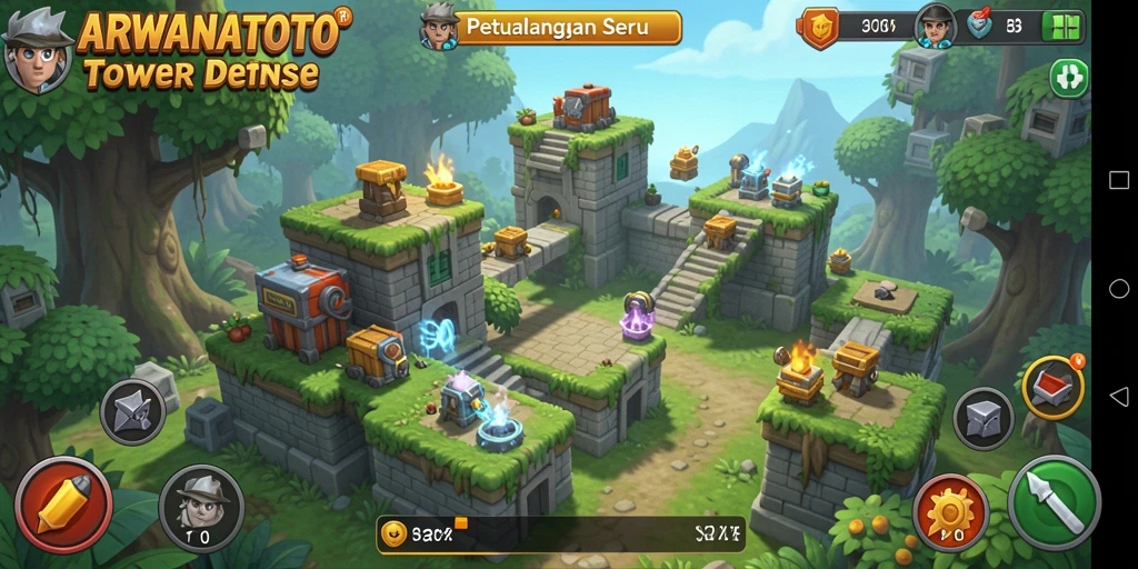 Tangkapan layar menampilkan gameplay menegangkan dari ARWANATOTO.