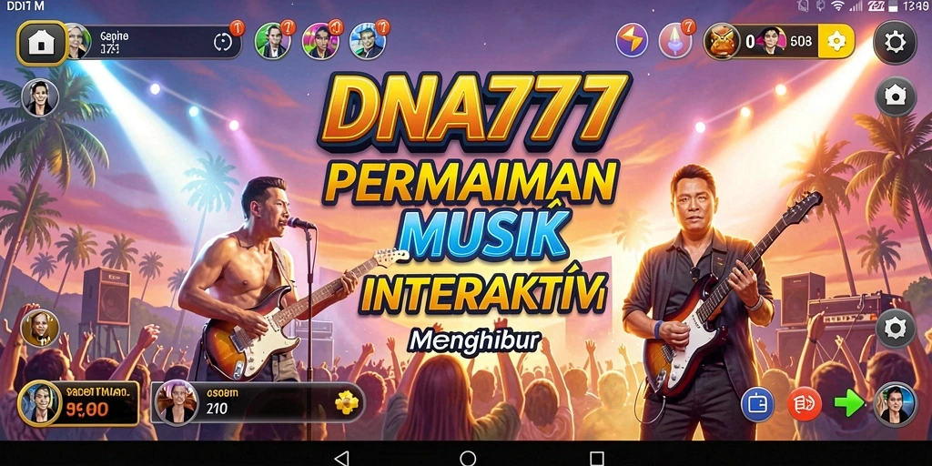Tampilan gameplay menarik dengan pengalaman musik interaktif.