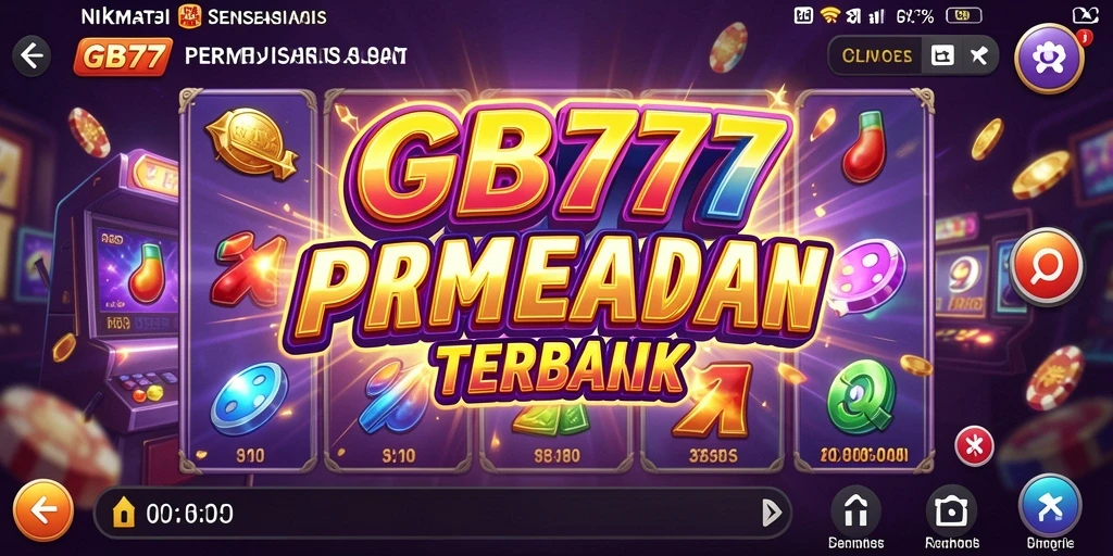 Tampilan gameplay menarik di GB777 dengan mesin Slot yang beragam.