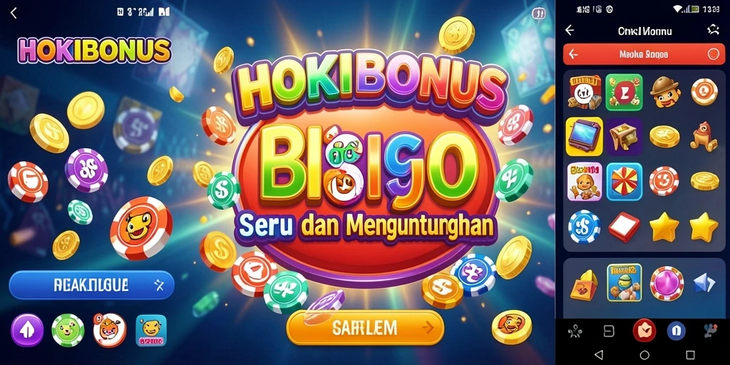 Screenshot HOKIBONUS menampilkan gameplay Bingo yang seru dan interaktif.