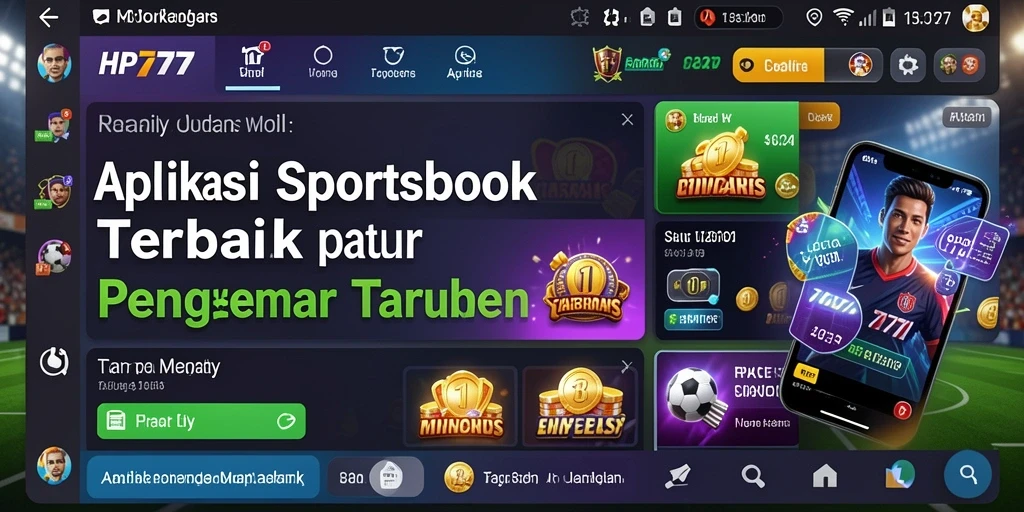 Tampilan dari gameplay <strong>HP777</strong> yang menampilkan taruhan olahraga secara real-time.