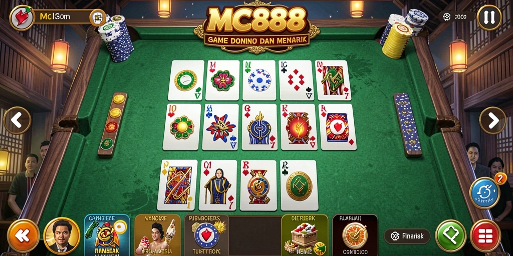 Tampilan gameplay yang seru dan interaktif di MC888.