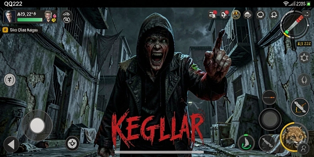 Tampilan gameplay menakutkan dari QQ222 yang penuh ketegangan.