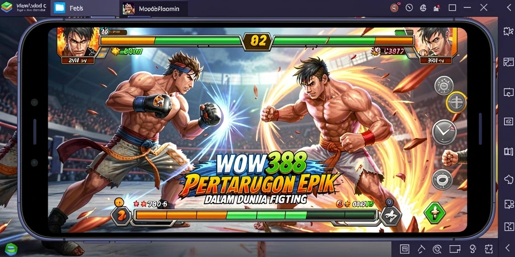 Tangkapan layar gameplay seru di WOW388 dengan pertarungan yang intens.