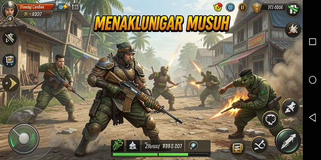 Tampilan gameplay mendebarkan dengan strategi mendalam di ZK7.